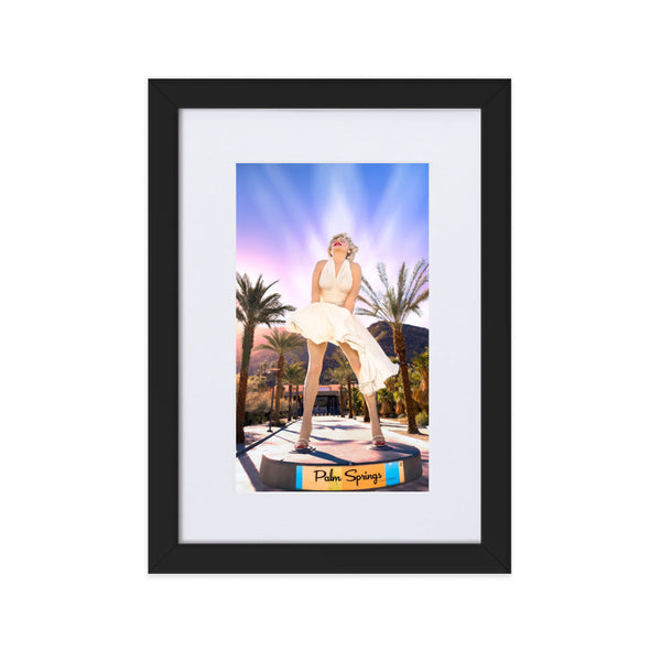 Marilyn's Palm Springs Affair - Paper Framed Wall Art