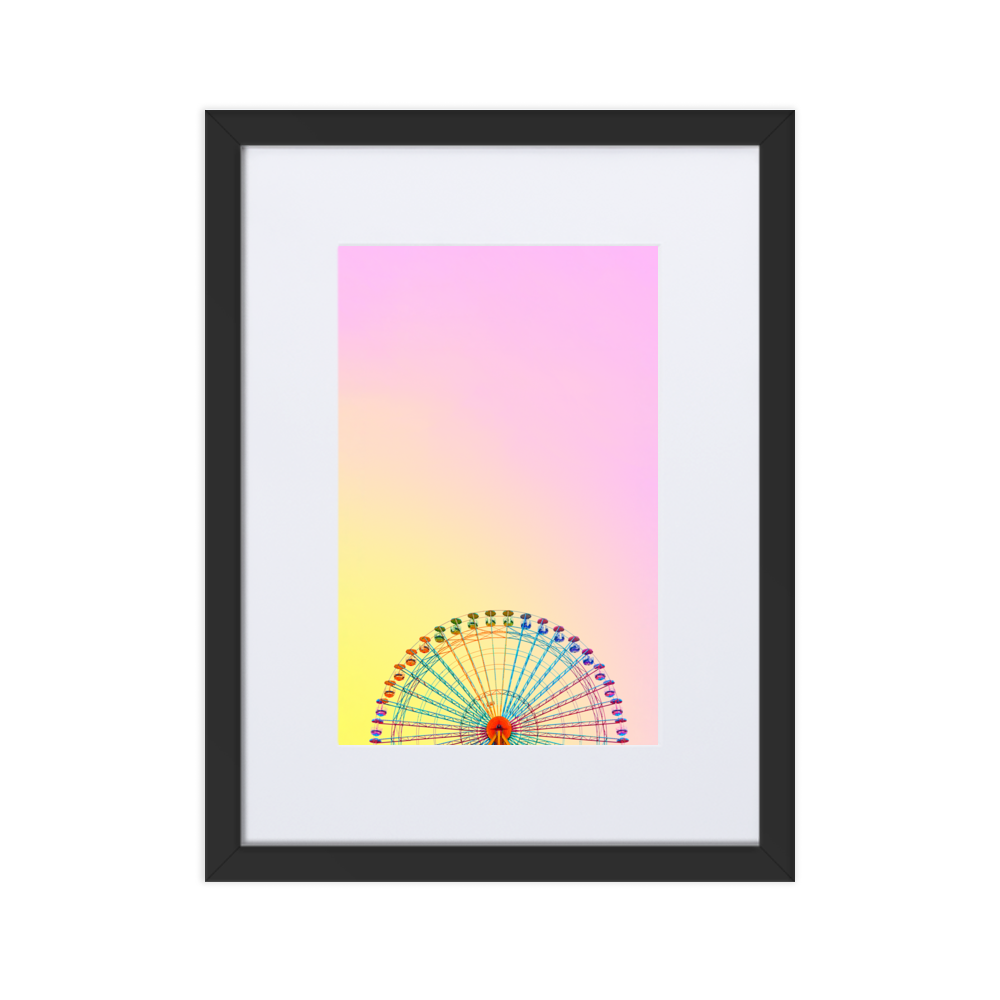 Ferris Wheel - Paper Framed Wall Art