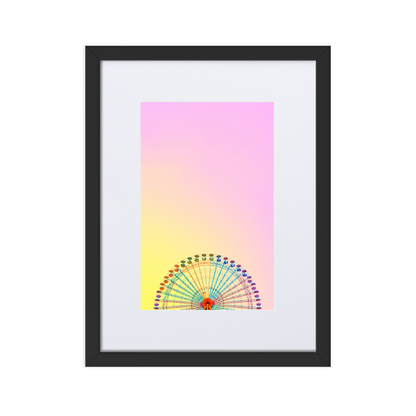 Ferris Wheel - Paper Framed Wall Art