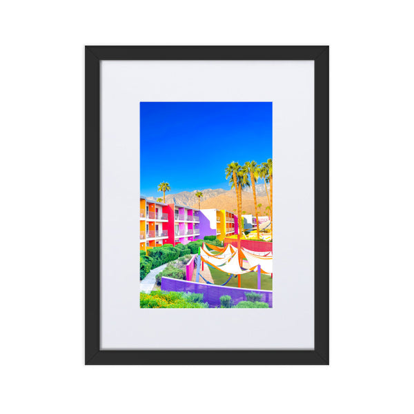 Lone Oasis - Paper Framed Wall Art