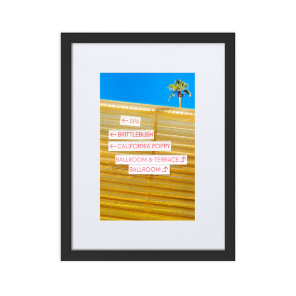Spa This Way - Paper Framed Wall Art