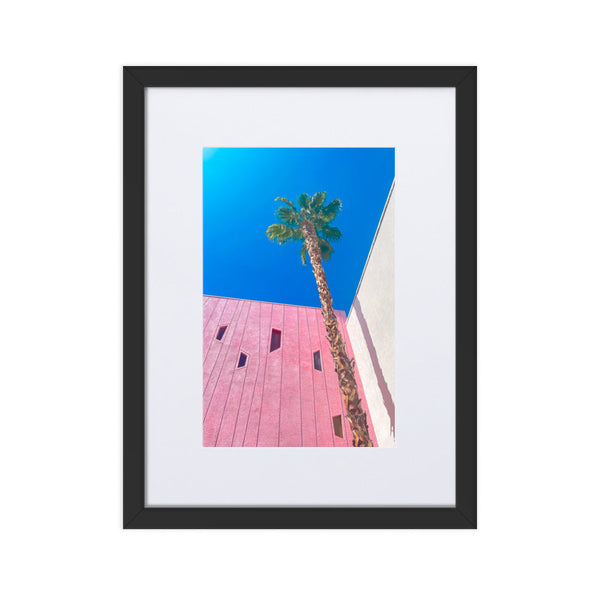 Palm Tree Reverie - Paper Framed Wall Art