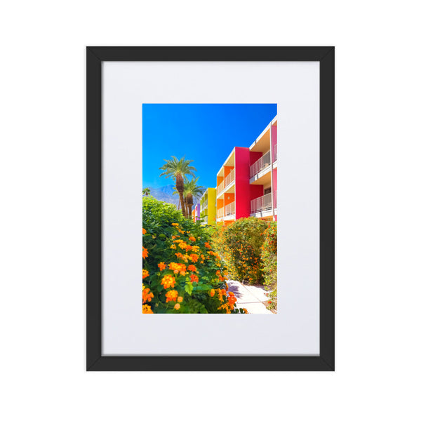 The Palm Way - Paper Framed Wall Art