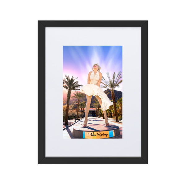 Marilyn's Palm Springs Affair - Paper Framed Wall Art