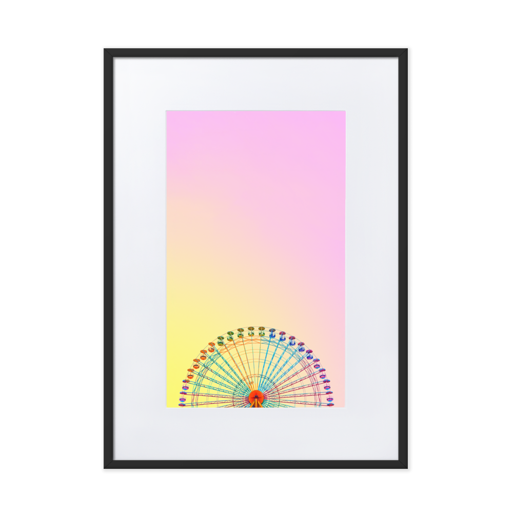 Ferris Wheel - Paper Framed Wall Art