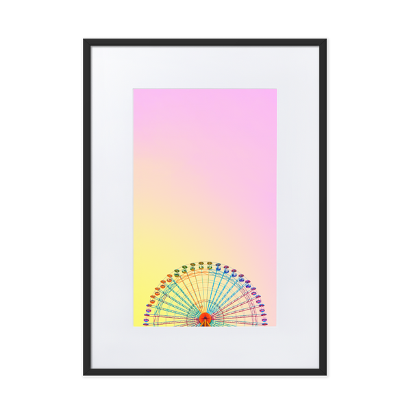 Ferris Wheel - Paper Framed Wall Art