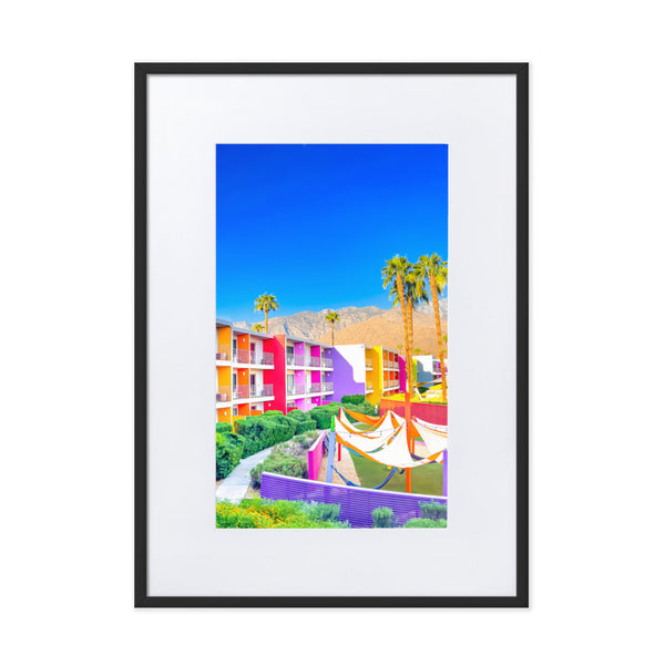 Lone Oasis - Paper Framed Wall Art
