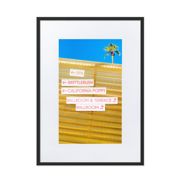 Spa This Way - Paper Framed Wall Art