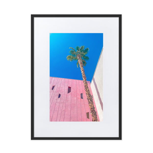 Palm Tree Reverie - Paper Framed Wall Art
