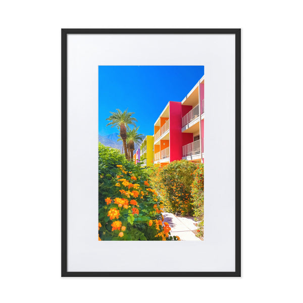 The Palm Way - Paper Framed Wall Art