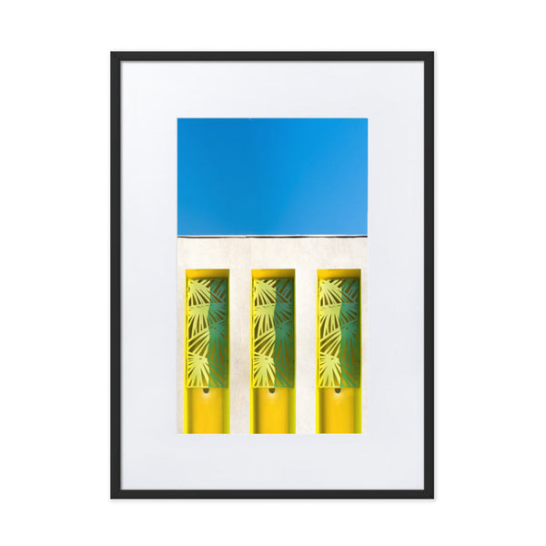 Palm Wall - Paper Framed Wall Art