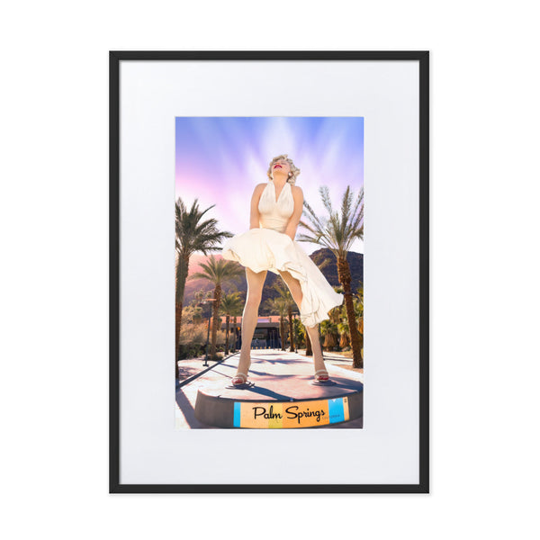 Marilyn's Palm Springs Affair - Paper Framed Wall Art