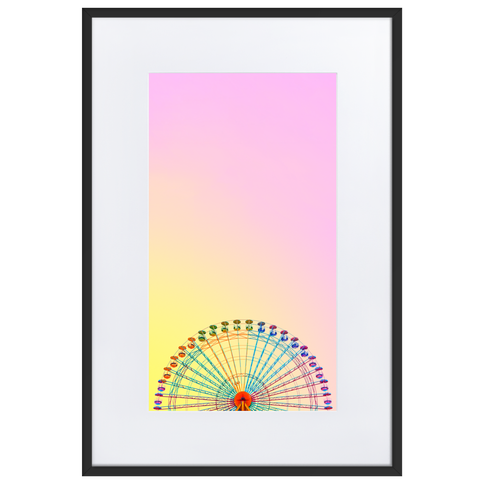 Ferris Wheel - Paper Framed Wall Art