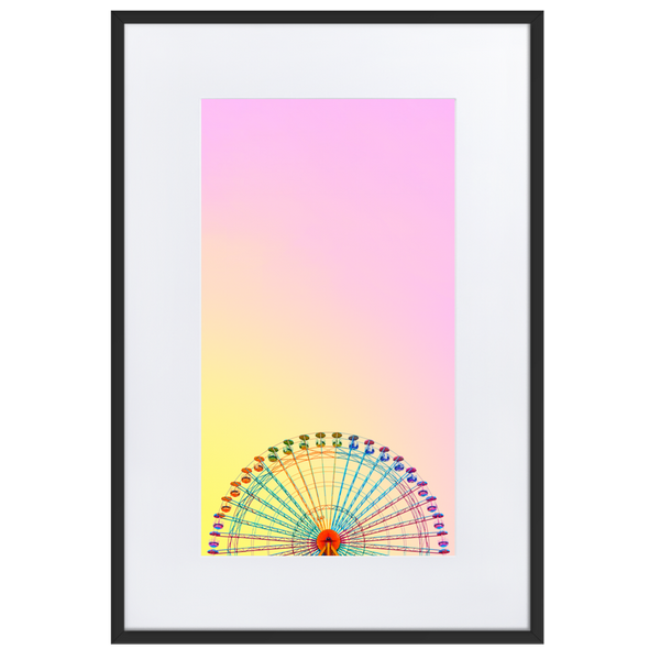 Ferris Wheel - Paper Framed Wall Art