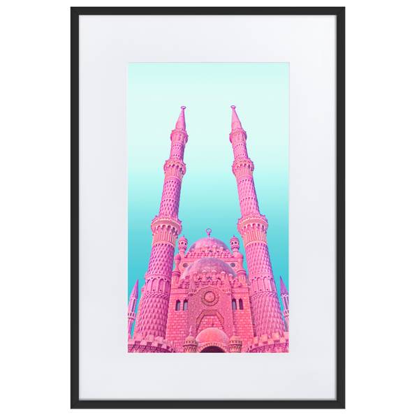 Pink Dwelling - Paper Framed Wall Art