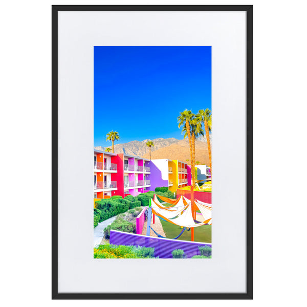 Lone Oasis - Paper Framed Wall Art