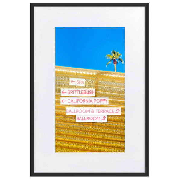 Spa This Way - Paper Framed Wall Art