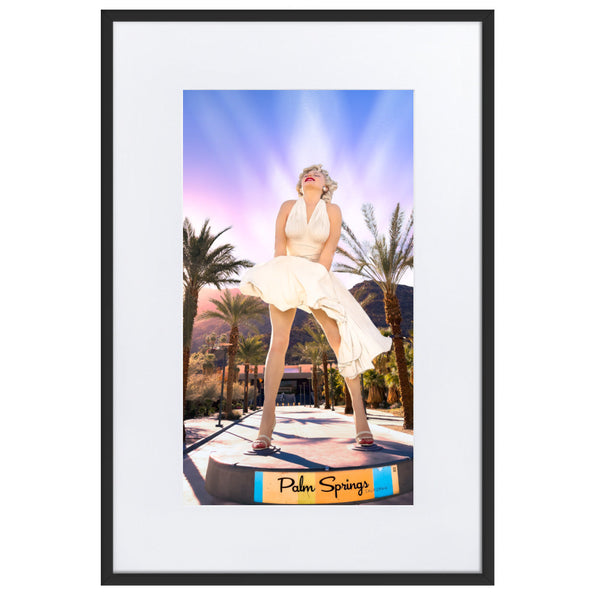 Marilyn's Palm Springs Affair - Paper Framed Wall Art