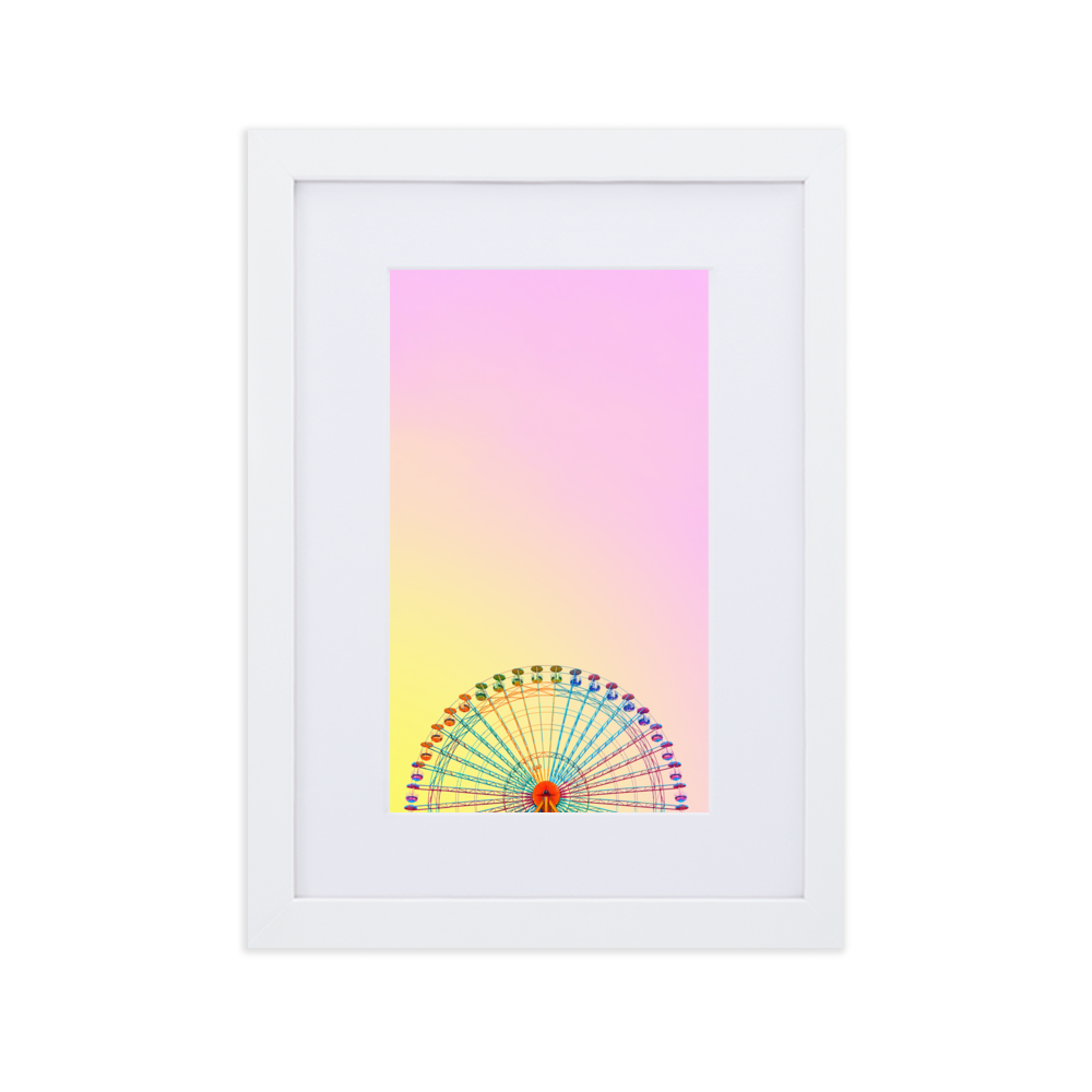 Ferris Wheel - Paper Framed Wall Art