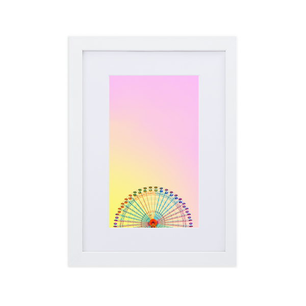 Ferris Wheel - Paper Framed Wall Art