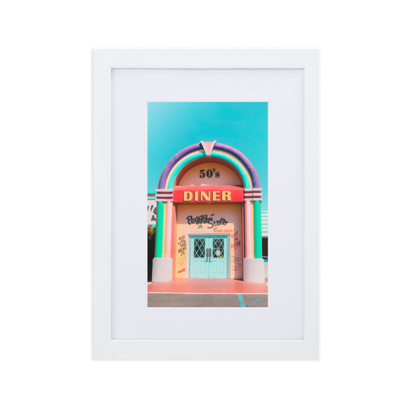 American As Apple Pie - Paper Framed Wall Art