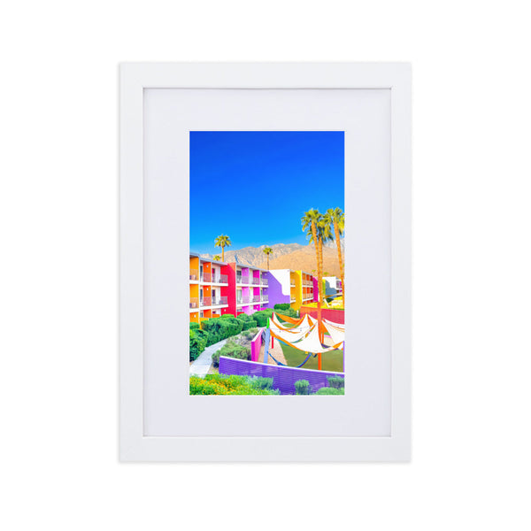 Lone Oasis - Paper Framed Wall Art