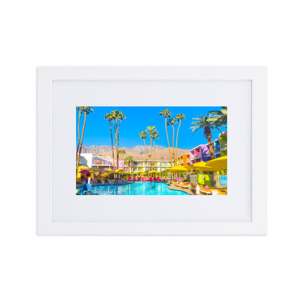 Pool Day Paradiso 2 - Paper Framed Wall Art