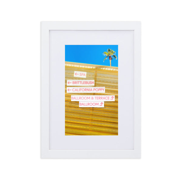 Spa This Way - Paper Framed Wall Art