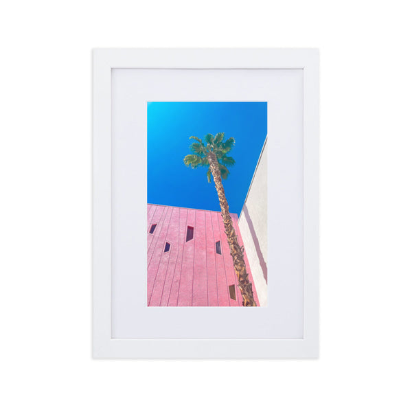Palm Tree Reverie - Paper Framed Wall Art