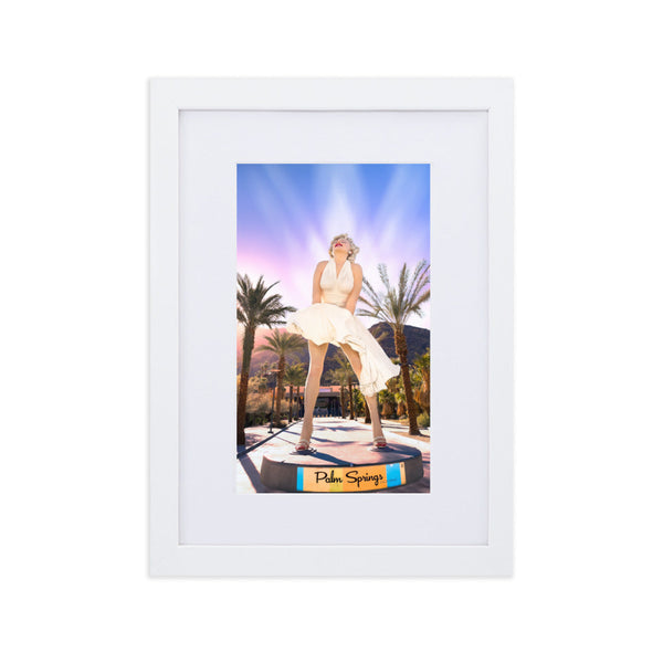 Marilyn's Palm Springs Affair - Paper Framed Wall Art