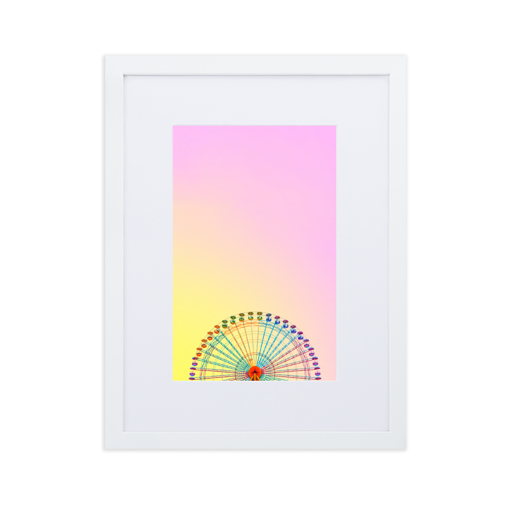 Ferris Wheel - Paper Framed Wall Art