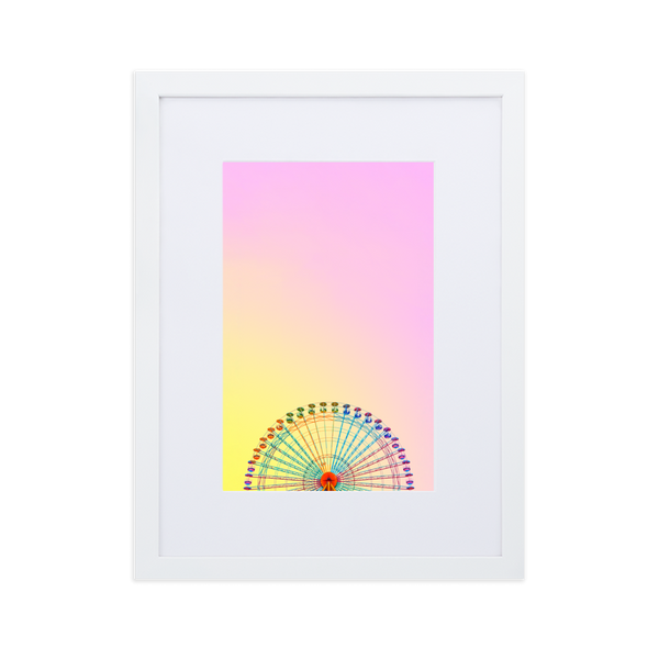 Ferris Wheel - Paper Framed Wall Art