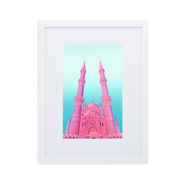 Pink Dwelling - Paper Framed Wall Art