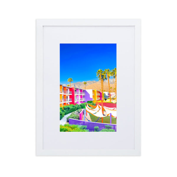 Lone Oasis - Paper Framed Wall Art