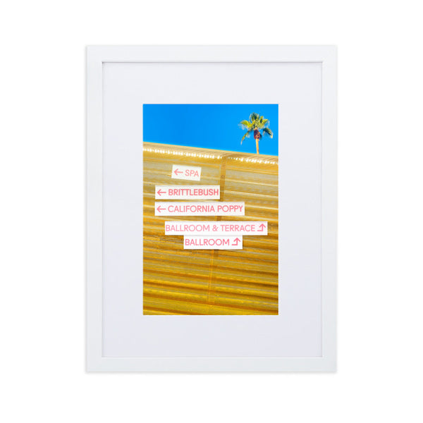 Spa This Way - Paper Framed Wall Art