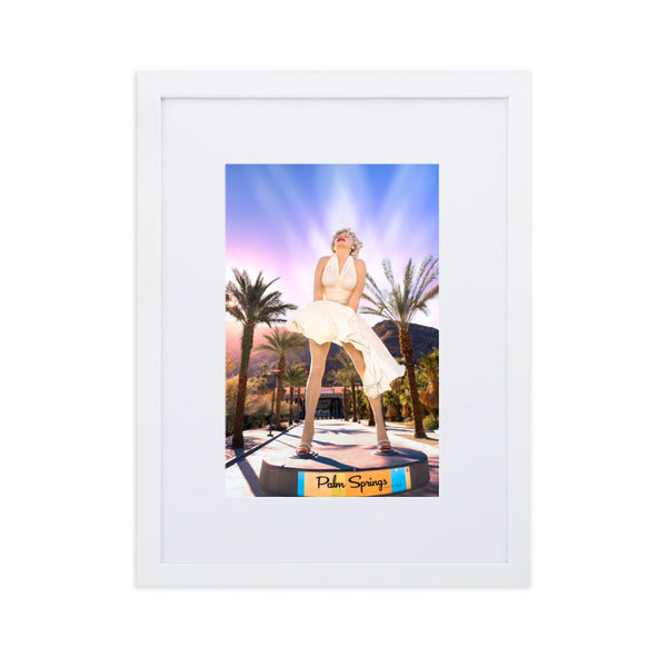 Marilyn's Palm Springs Affair - Paper Framed Wall Art