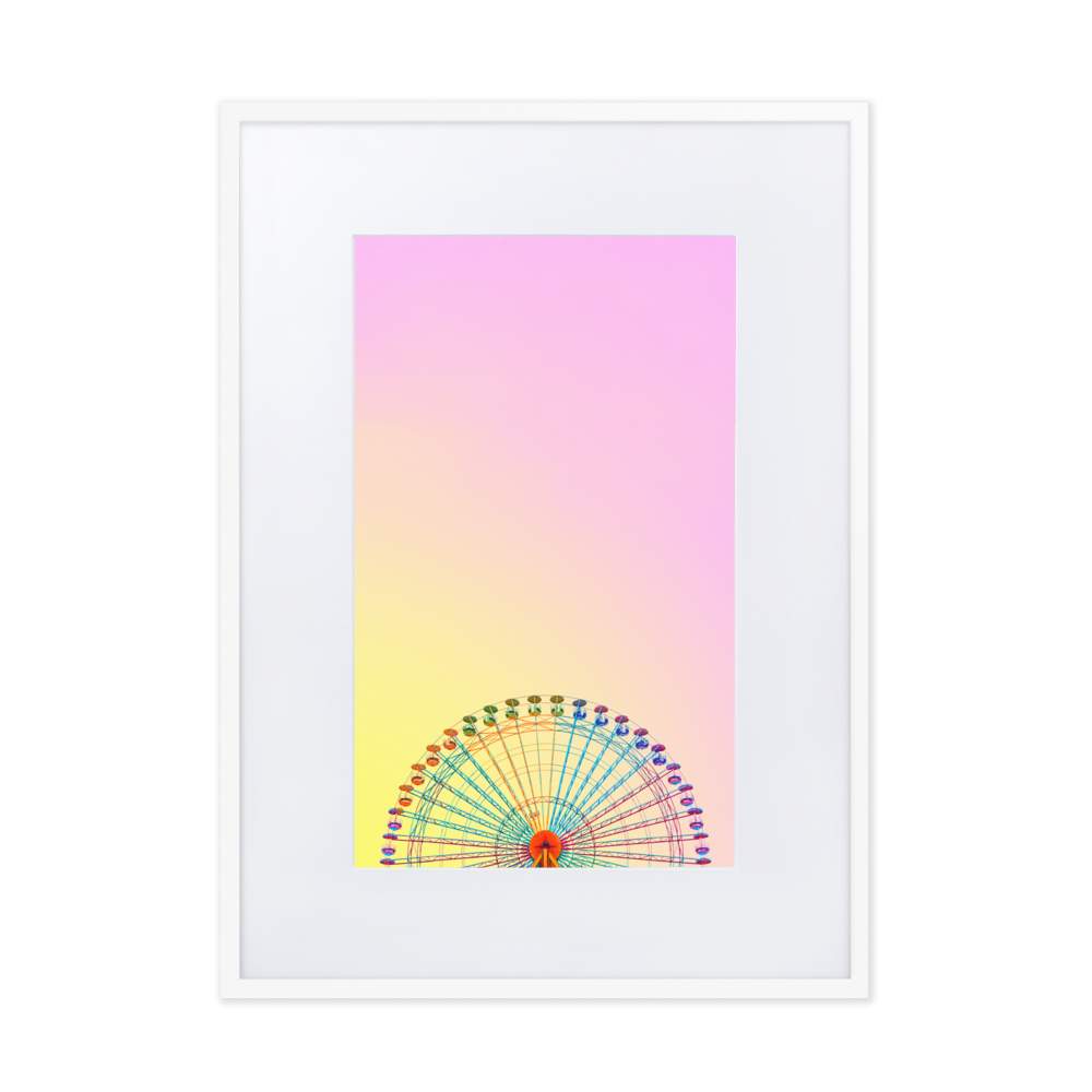 Ferris Wheel - Paper Framed Wall Art