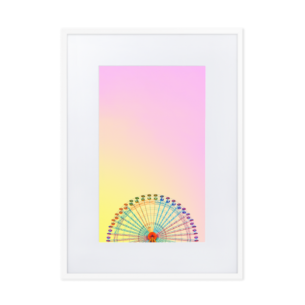 Ferris Wheel - Paper Framed Wall Art