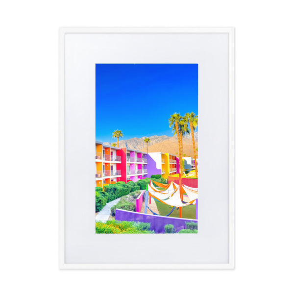 Lone Oasis - Paper Framed Wall Art