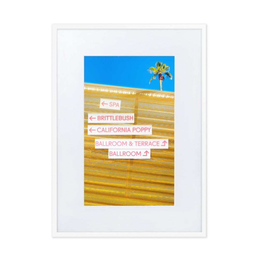 Spa This Way - Paper Framed Wall Art