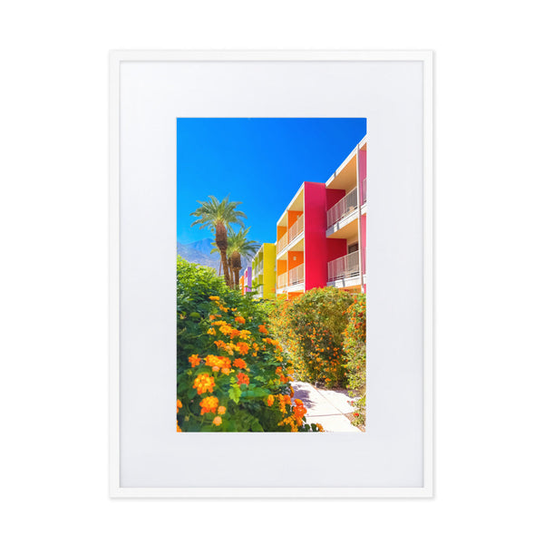 The Palm Way - Paper Framed Wall Art