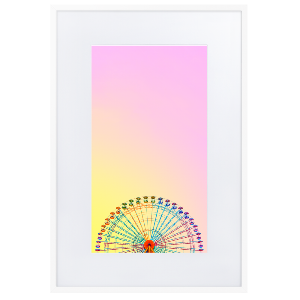 Ferris Wheel - Paper Framed Wall Art