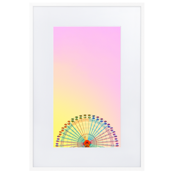 Ferris Wheel - Paper Framed Wall Art