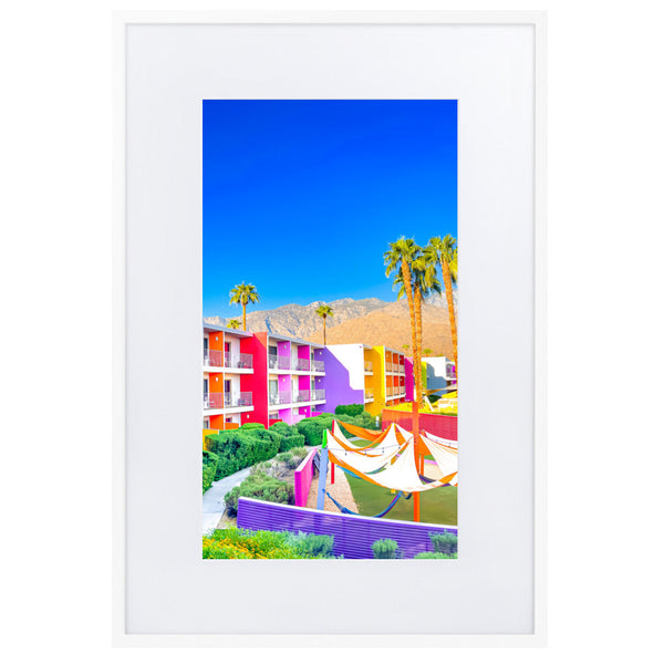 Lone Oasis - Paper Framed Wall Art