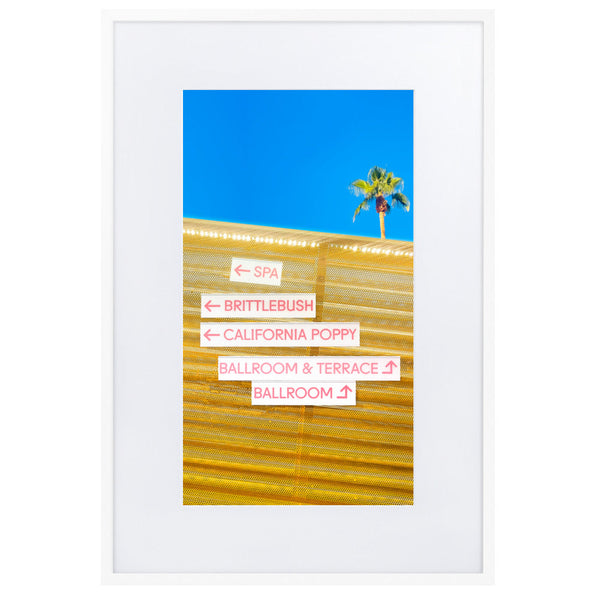 Spa This Way - Paper Framed Wall Art