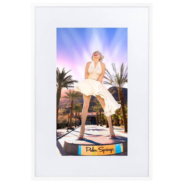 Marilyn's Palm Springs Affair - Paper Framed Wall Art