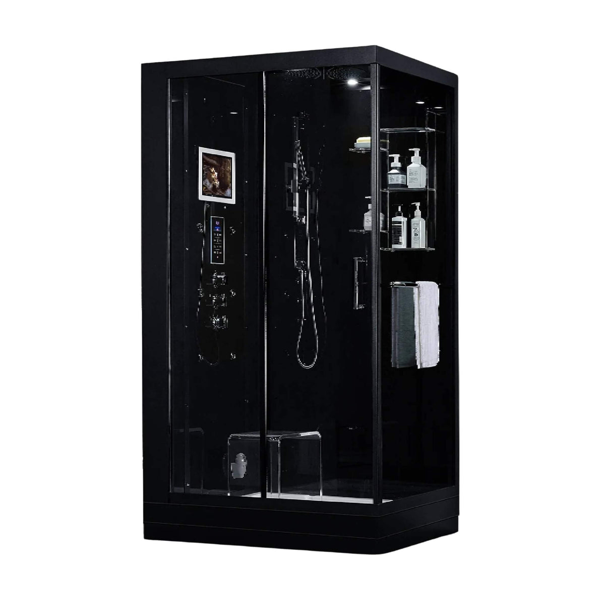 Maya Bath Platinum Lucca Steam Shower With LCD Touchscreen Controls (SAK27483)