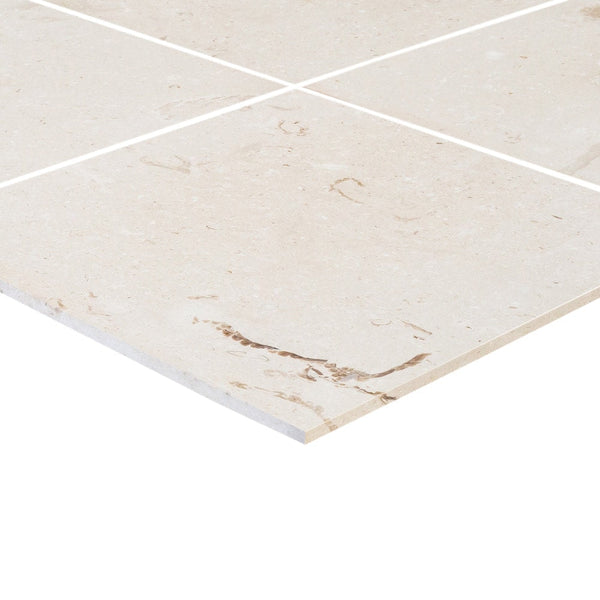 Mayra White Limestone Brushed Floor and Wall Tile-Large Format - Livfloors Collection