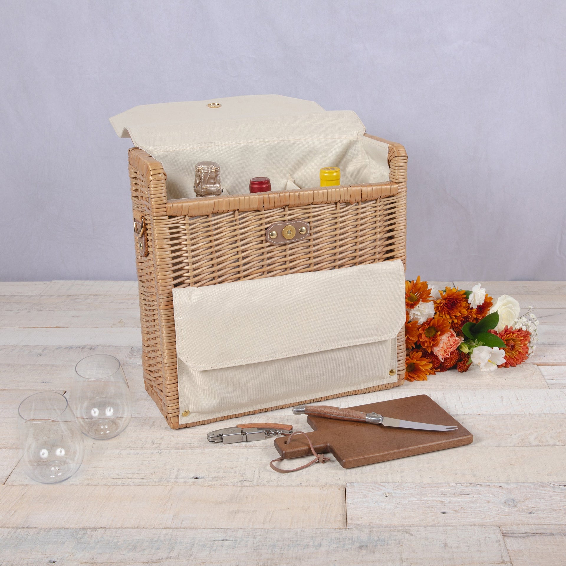 Corsica Grande Wine & Cheese Basket Backpack