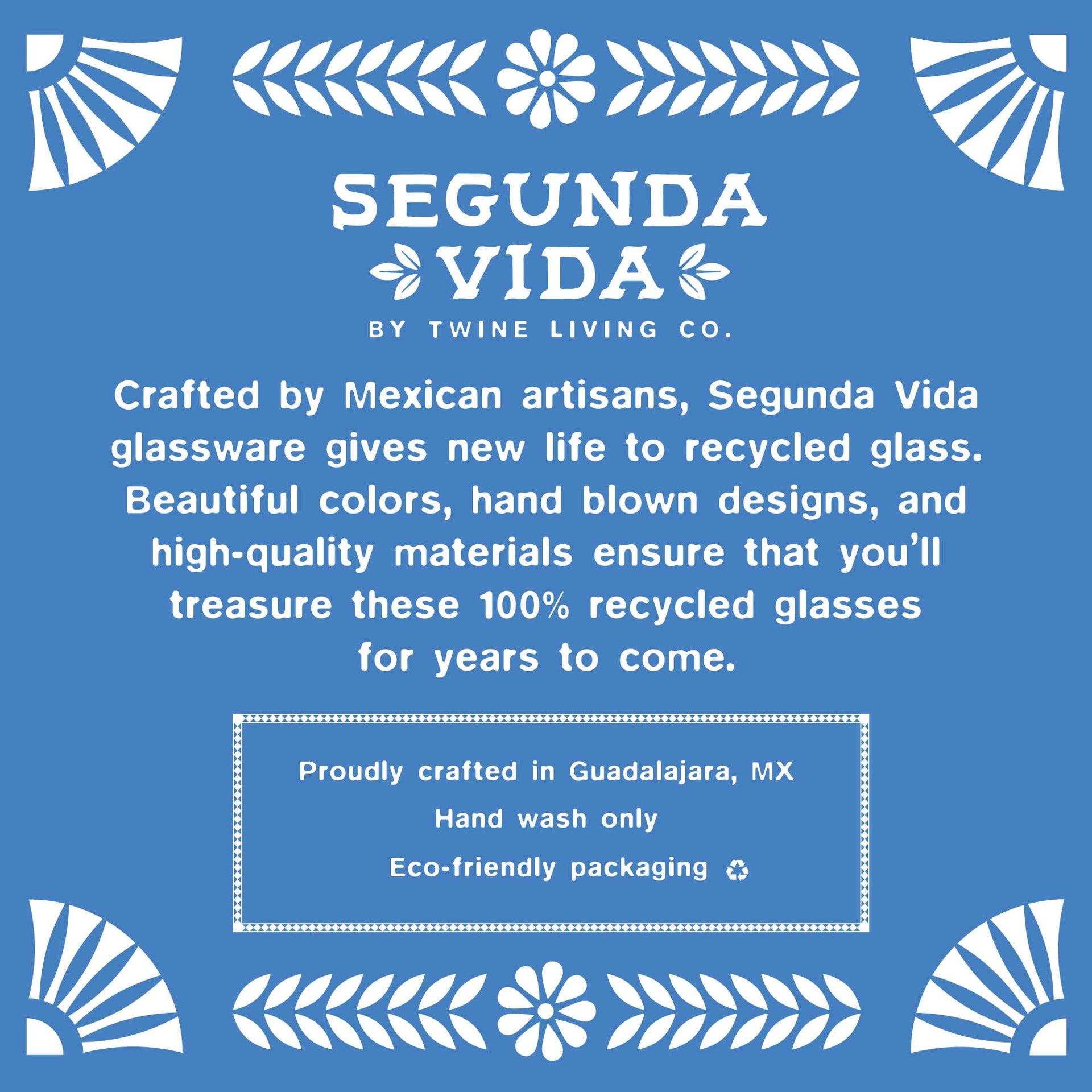 Segunda Vida Artistico Margarita Glasses